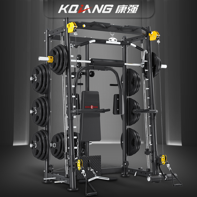 康強BK-3000E全新升級史密斯機龍門架深蹲架臥舉床小飛鳥訓(xùn)練器綜合訓(xùn)練器健身器材 3000E升級配置
